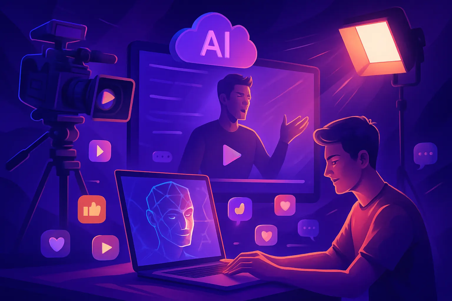 Cómo la IA Revoluciona la Creación de Videos Cortos