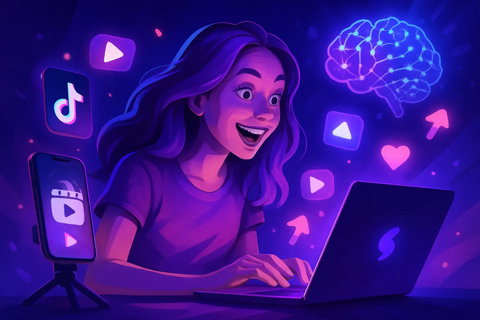 Create Viral TikTok, Reels, and Shorts Content with AI